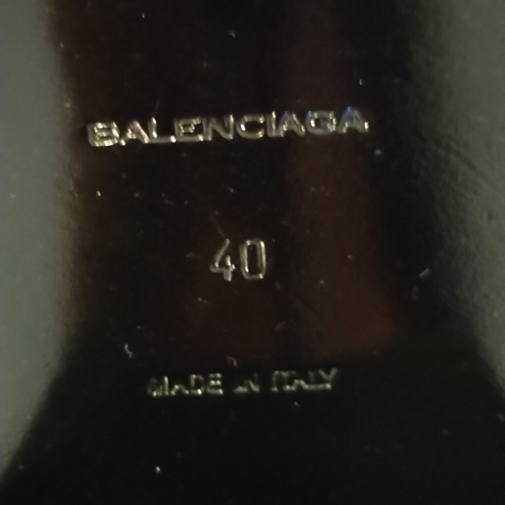 ⭐️ Balenciaga Black leather boots - Picture 1 of 3